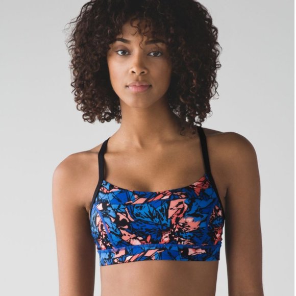 lululemon athletica Other - Lululemon Rise and Run Bra Mini Paint Storm 8